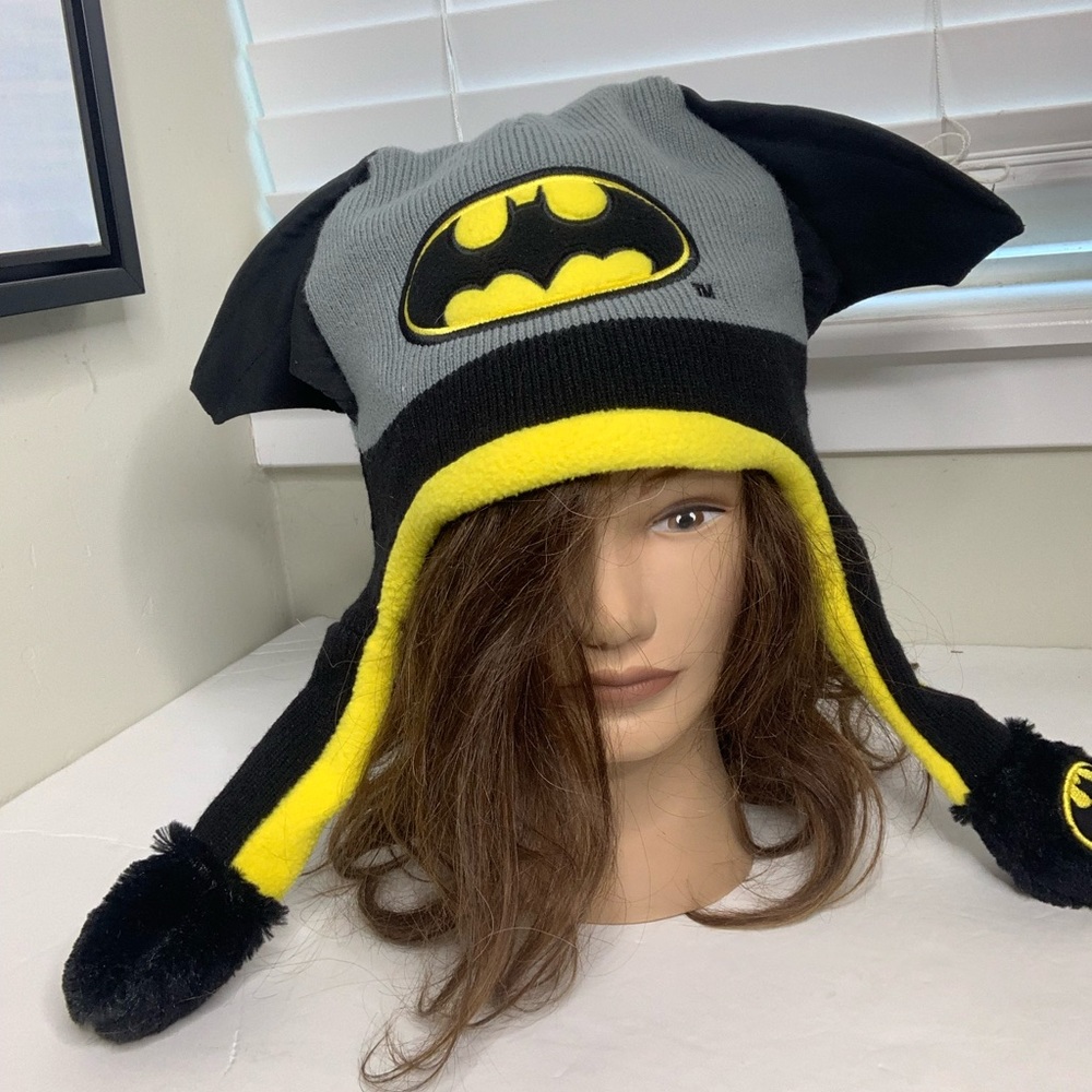 Batman Beanie Hat with Flapping Wings